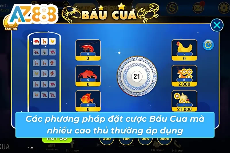 Chiến thuật chơi Bầu Cua AZ888 thắng lớn — gấp thếp, theo cầu