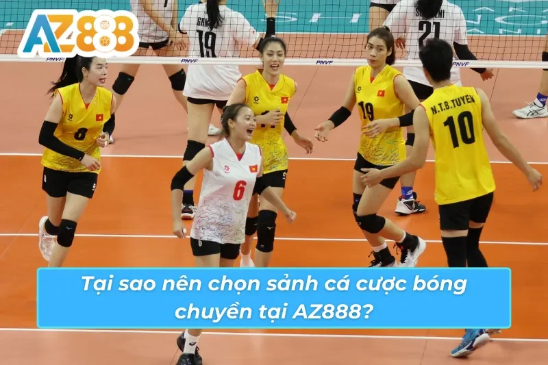 Các loại kèo bóng chuyền AZ888 — kèo chấp set, tài xỉu điểm, 1X2
