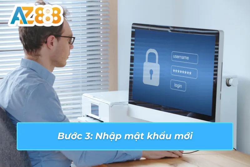 Đổi mật khẩu AZ888 trong phần Bảo mật của Tài Khoản Vào mục Tài Khoản → Bảo mật → Mật khẩu đăng nhập AZ888